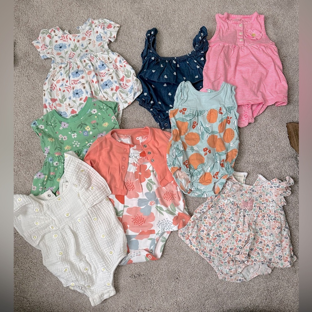 Girls 0-3 Summer Outfit Lot!